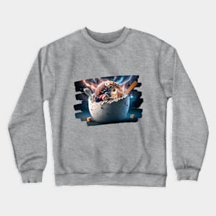 Galaxy Milky Way Cake Crewneck Sweatshirt